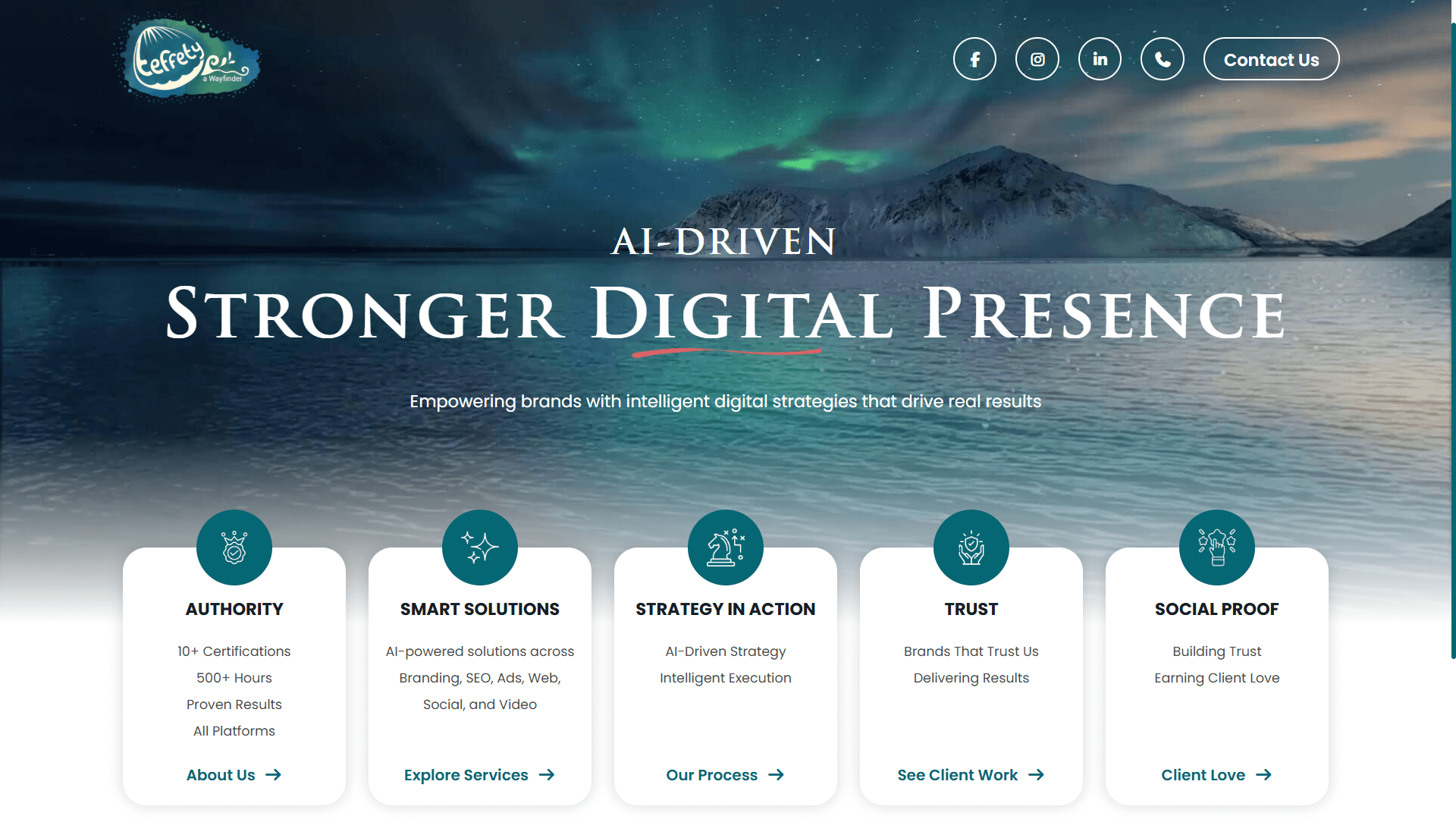 Teffety Digital Landing Page